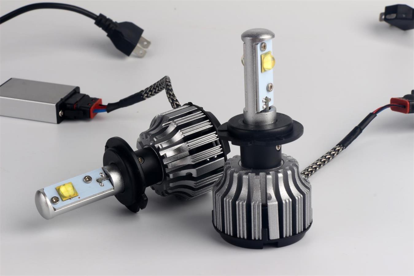Car LED Headlight H7 30W 3000lm Super Brightness with Canbus Ballast System