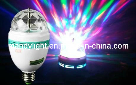 Stage Lighting/Stage Rotating Sound Control Colorful LED Bulbs Mini Crystal Ball Magic Ball Light (MD-I045)