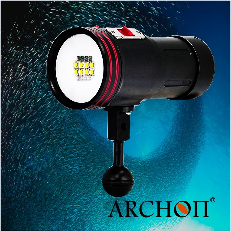 Magnetical Switch CREE LED Scuba Diving Flashlight