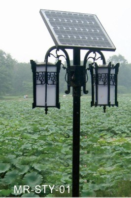 12W LED Solar Garden Light