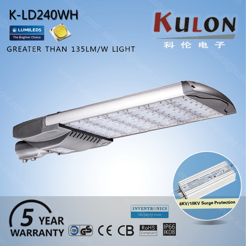 Widely Outdoor Industrial Application High Power 240W LED Street Light