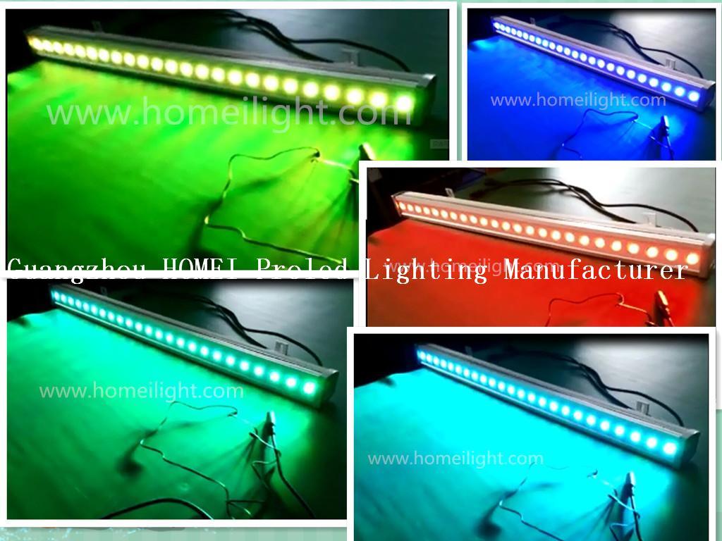 Hight Bright 24*3W LED Wall Washer Light with RGB 3in1 Lamps