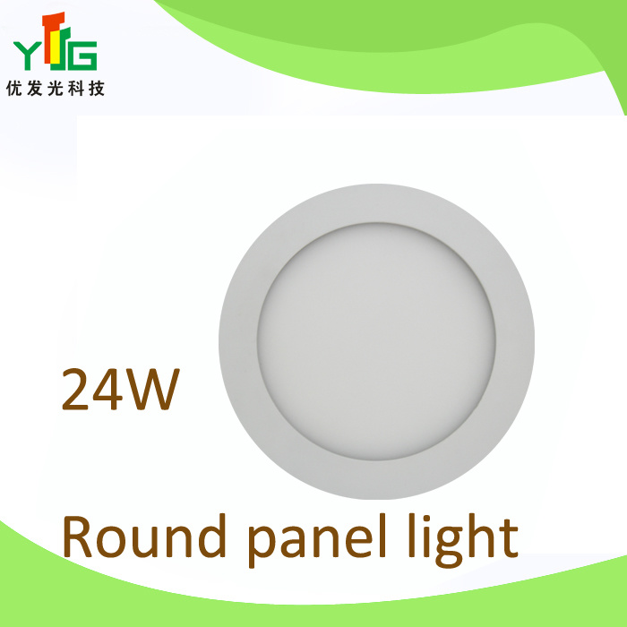 CE RoHS Approved 24W Round LED Panel Lights