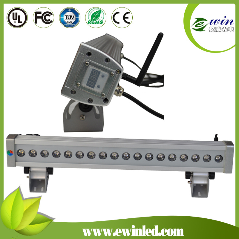 Wireless Master/ DMX512 RGBW (4 in 1) LED Wall Washer With3 Years Warranty