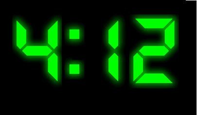 LED Display for Countdown Timer