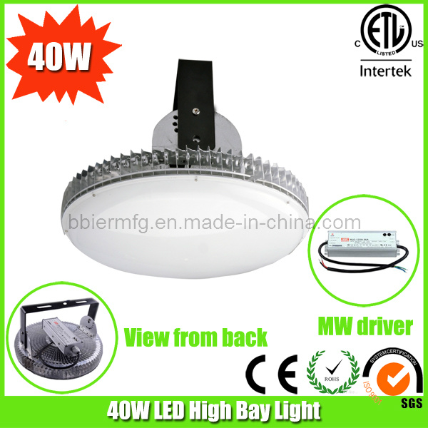 120W HPS Replacement IP65 40W LED High Bay Light