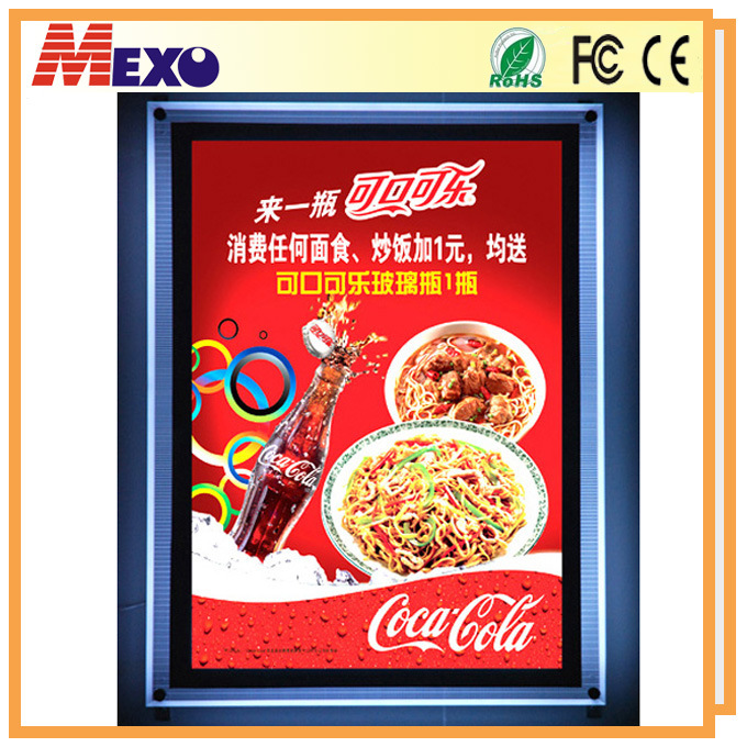 High Quality Acrylic Slim LED Light Box for Advertising (CSW01-A2P-02)