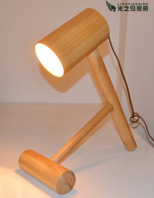 Lightingbird Modern Wooden Table Lamp for Home (LBMT-HB)