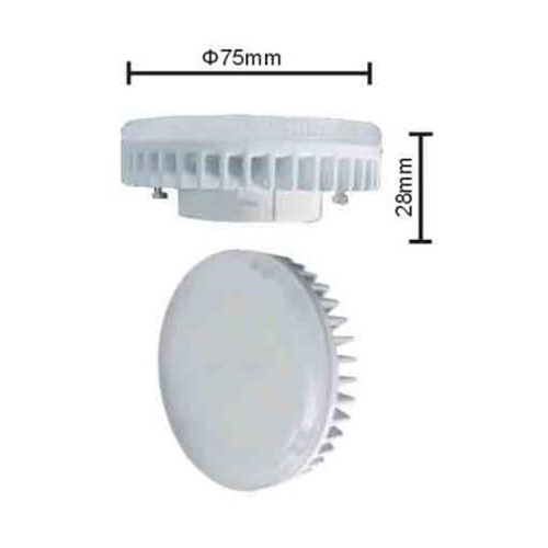 Full Range 7W LED Bulb Light for Interior Lighting (Gx53)