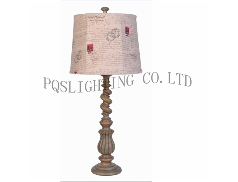 Dcorative Table Lamp with Special Pattern Lamp Shades (P0115TA)