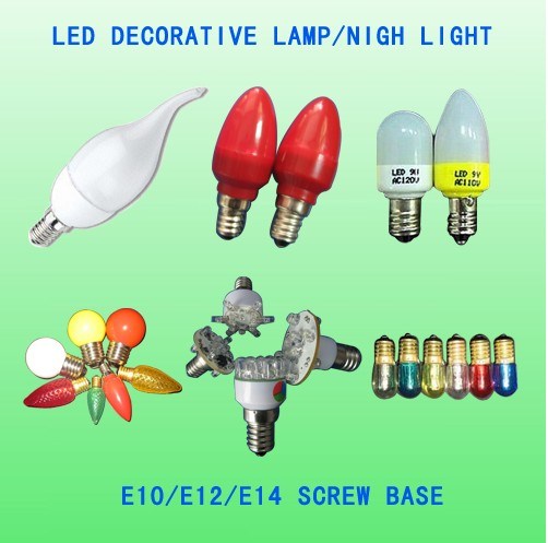 T6 E12 LED Night Light Bulb