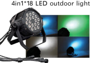 18X10W Outdoor LED PAR Lighting (IP65)