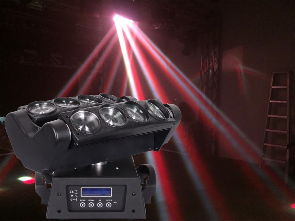 LED 8-Eyes Spider Beam Moving Head (Only White/ RGBW) /Stage Light