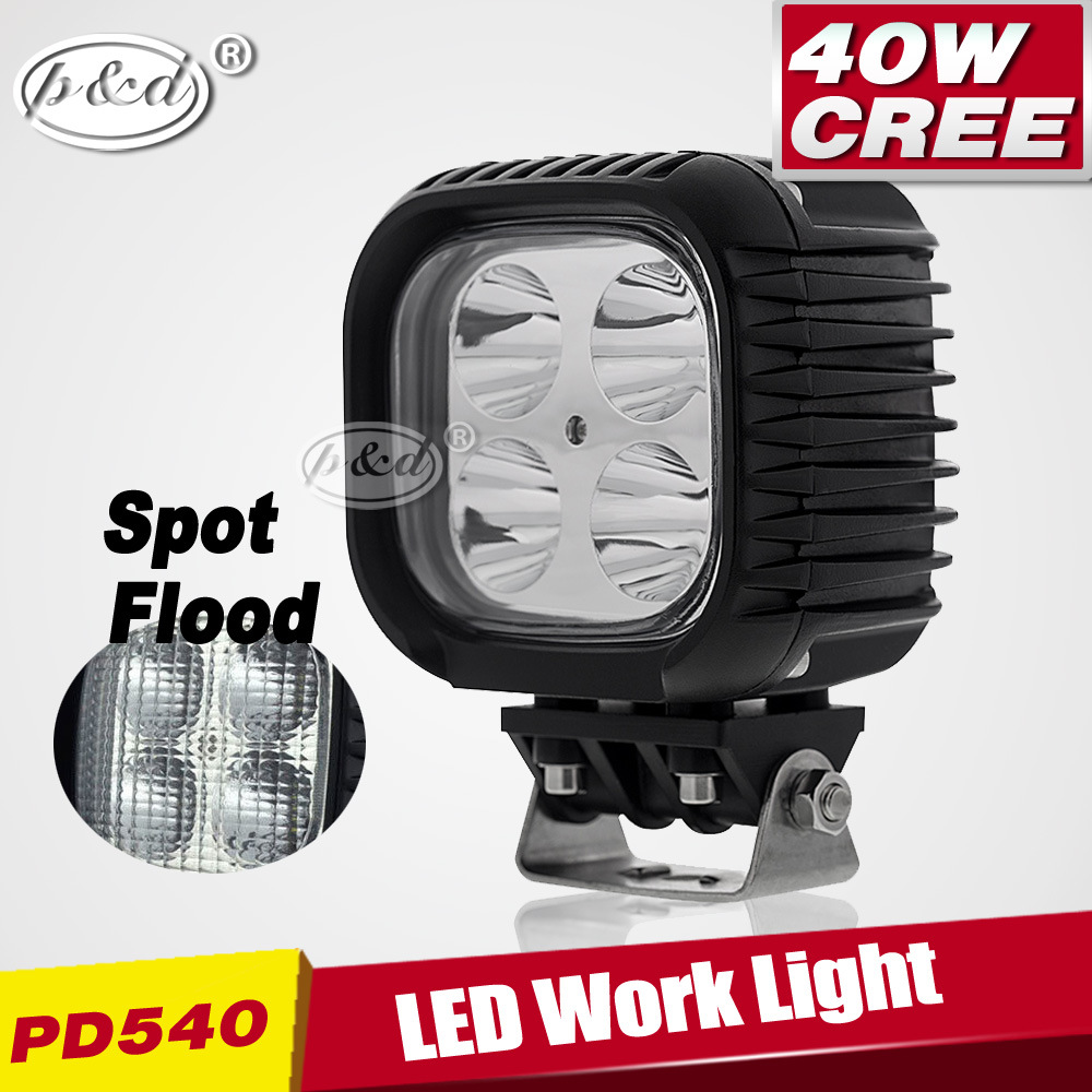 5inch 40W Rechargeable CREE LED Work Light for Truck and Tractor