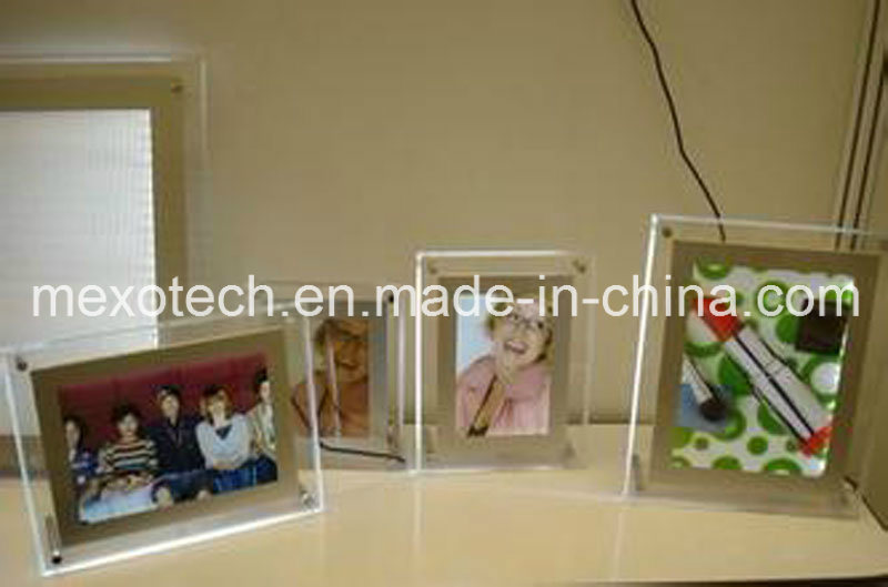 Tabletop Single Sided LED Crystal Photo Frame Light Boxes