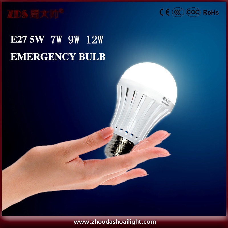 9W Reachargable LED Emergency Bulb Light