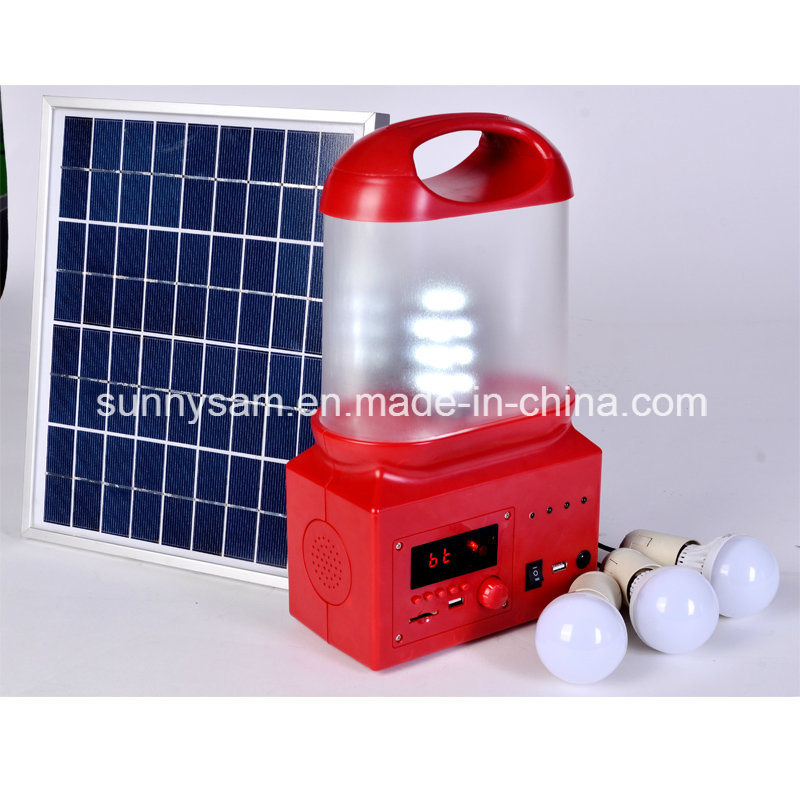 6W Powerful LED Handle Solar Camping Lantern Light