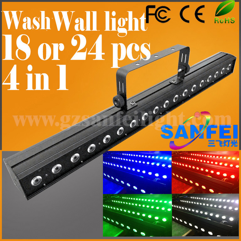 18/24PCS 4 in 1 Indoor LED Wall Wash Light