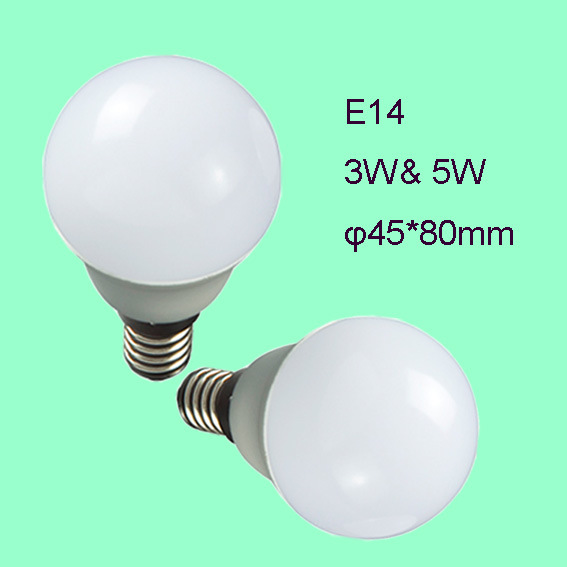 3W E14 Cool White LED Light Bulb (OLCE14B3W)