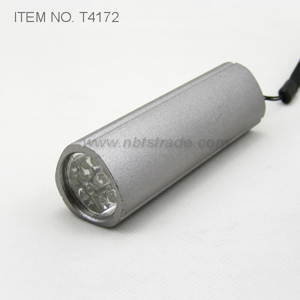 Aluminium Triangle 9 LED Flashlight (T4172)