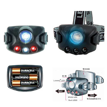 1W LED Headlamp with Rubber Body (HL540-1W-3AAA)