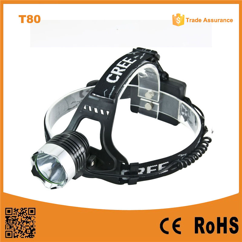 T80 Multifunction High Power LED Headlamp 10W Xml T6 Rechargeable LED Headlight