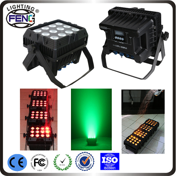 Outdoor DMX 12PCS LED Stage Light 12PCS*15W Warterproof LED PAR Outdoor Bar Light/Theater /DJ LED PAR Light