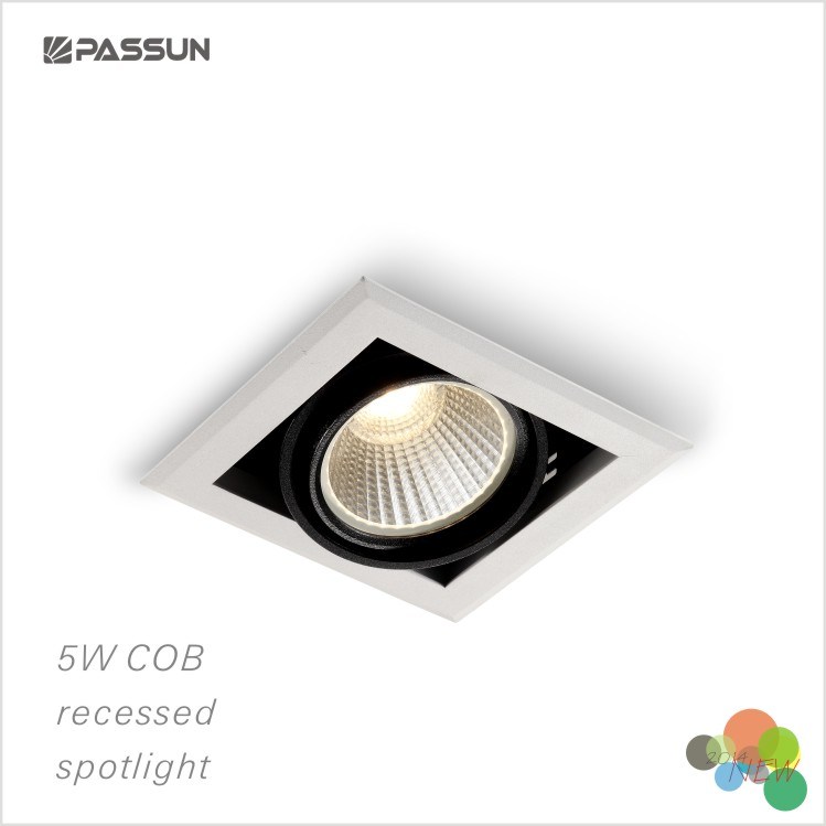 Square Modern CREE LED Recessed Spotlight 5W