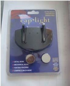 LED Headlamp Headlight Clip-on 5 LED Fishing Camping Cap Light