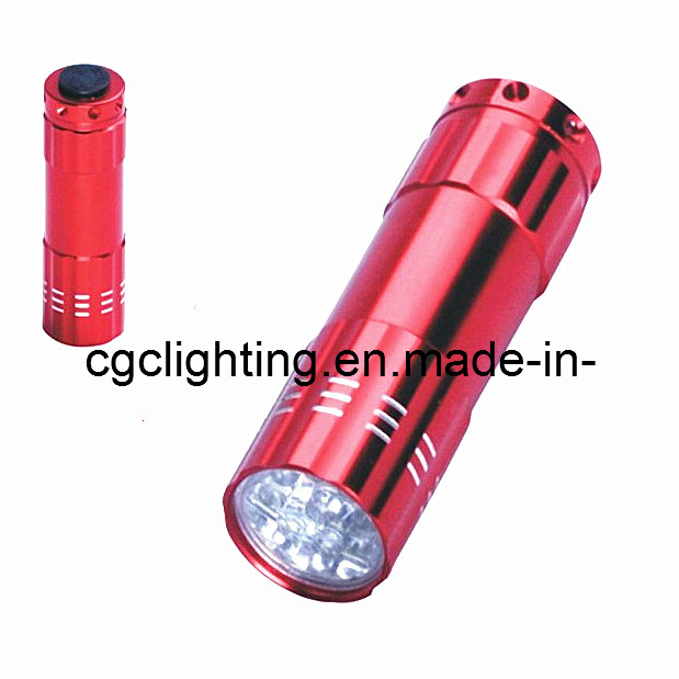 Dry Battery Aluminum LED Flashlight (CC-019)