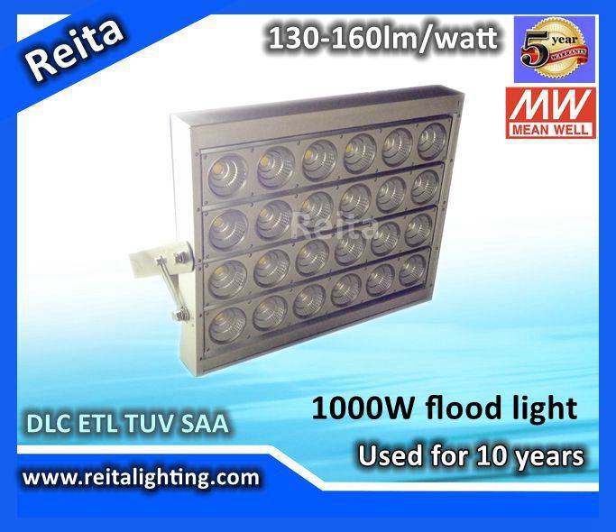 Outdoor High Lumen 1000watt LED Flood Light