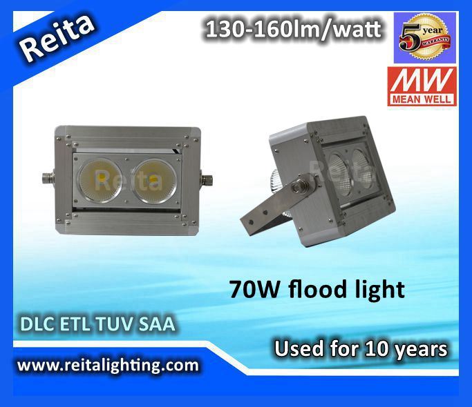 Newest Arrival Aluminum LED Floodlight 70W Outdoor