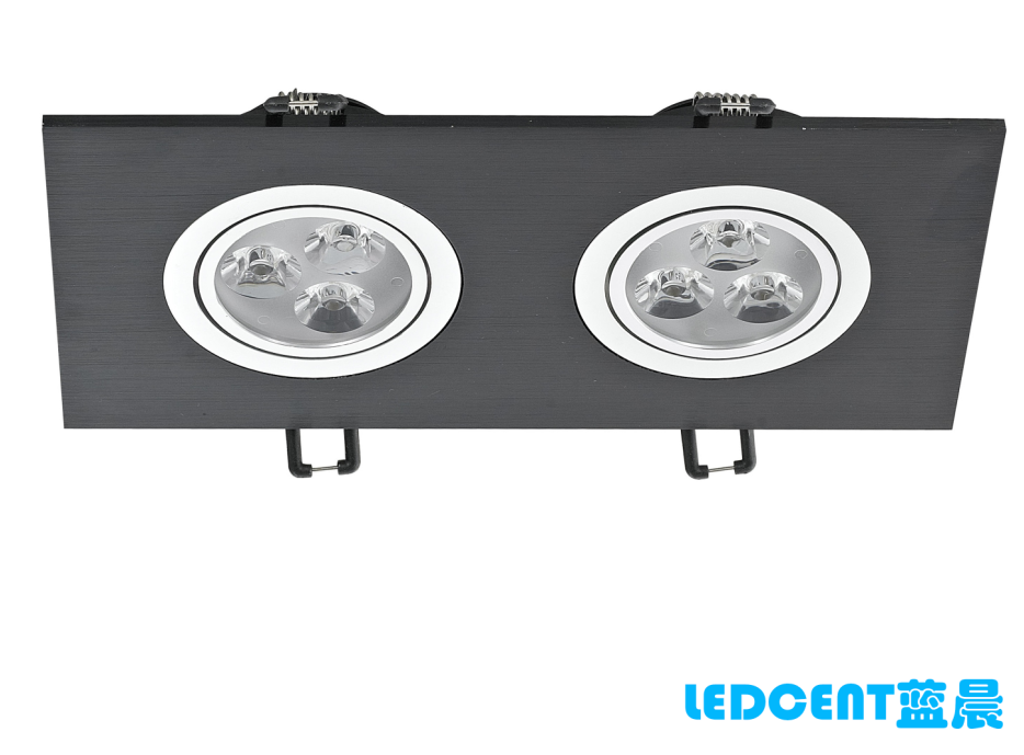 2*3W LED Ceiling Light with Bridgelux Chip
