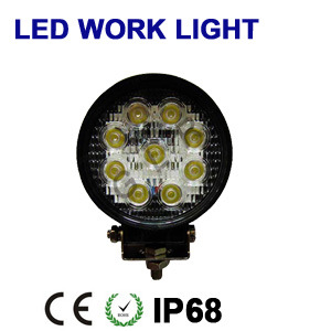 27W Round LED Work Light (GLR-3024R27W)
