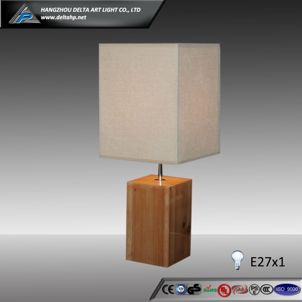 Square Home Table Lamp with Fabric Lampshade (C5007213)