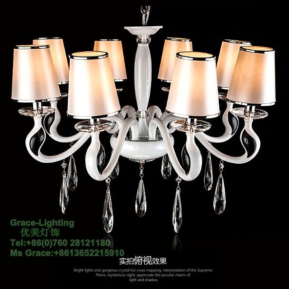 High Quality Villa Crystal Chandelier in Stock (GD-163-8)