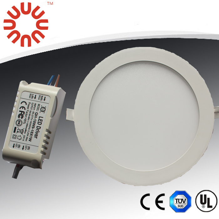 White 9W-18W LED Round Light (CE RoHS)