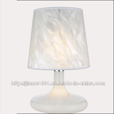 PVC Shade CE Decorative Lighting, Glass Hotel Desk Table Lamp