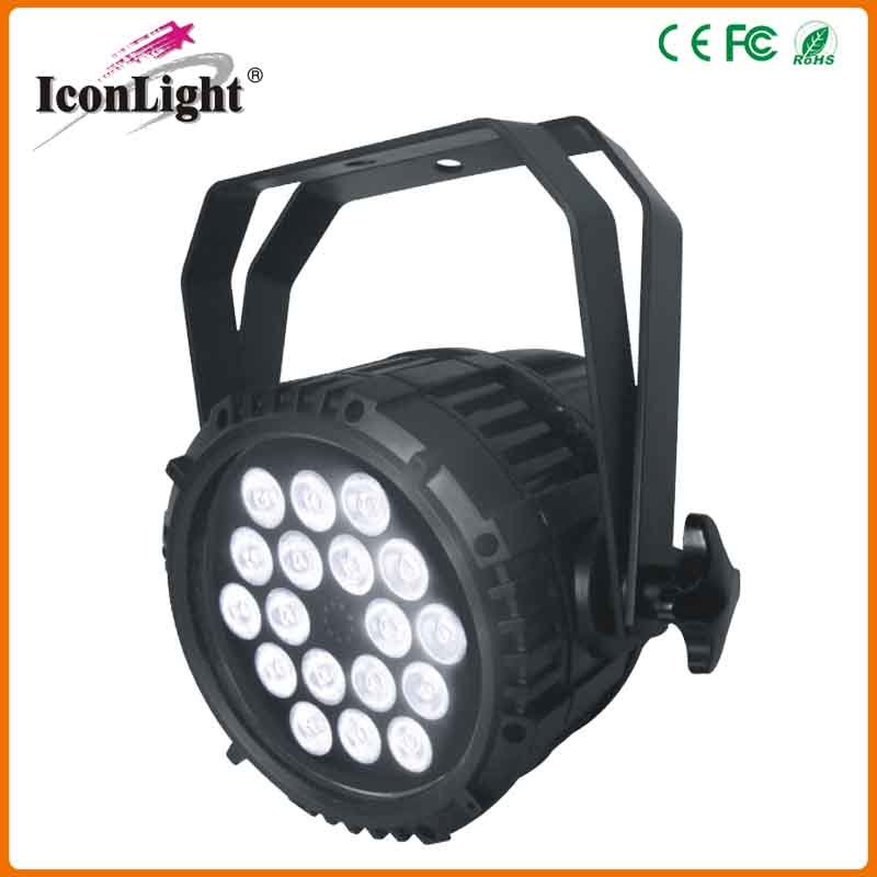 Waterproof 18PCS*3W 3in1 LED PAR Light with CE RoHS (ICON-A020B)