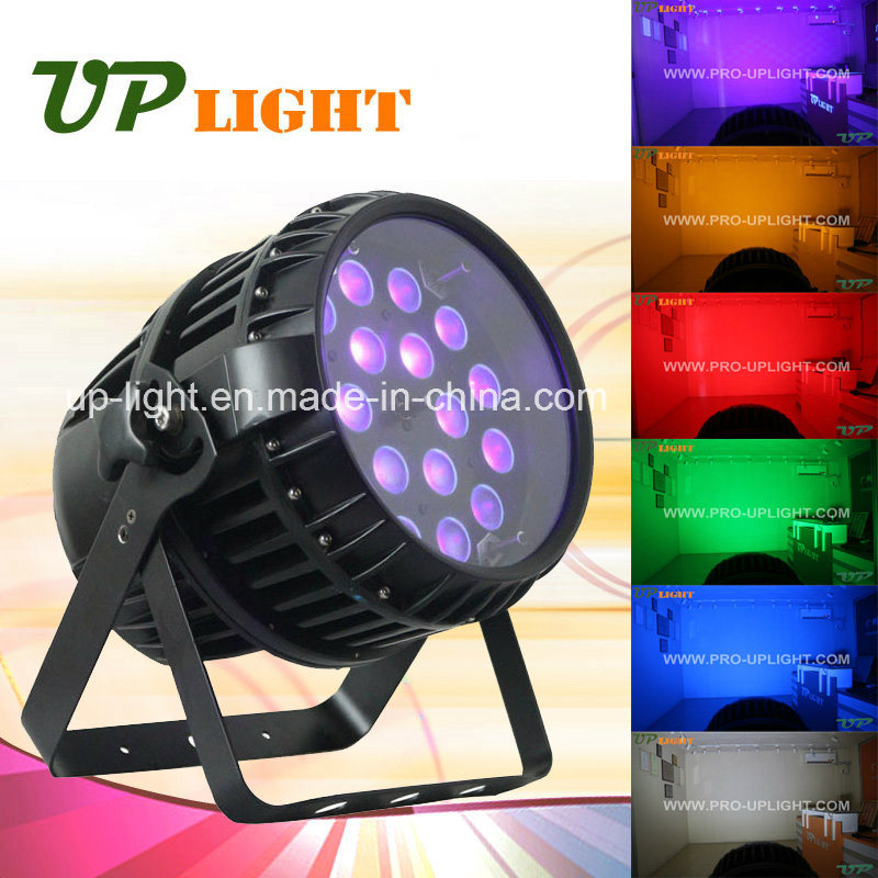 18X12W Rgbwauv 6in1 Outdoor LED PAR Zoom Wash for Theater