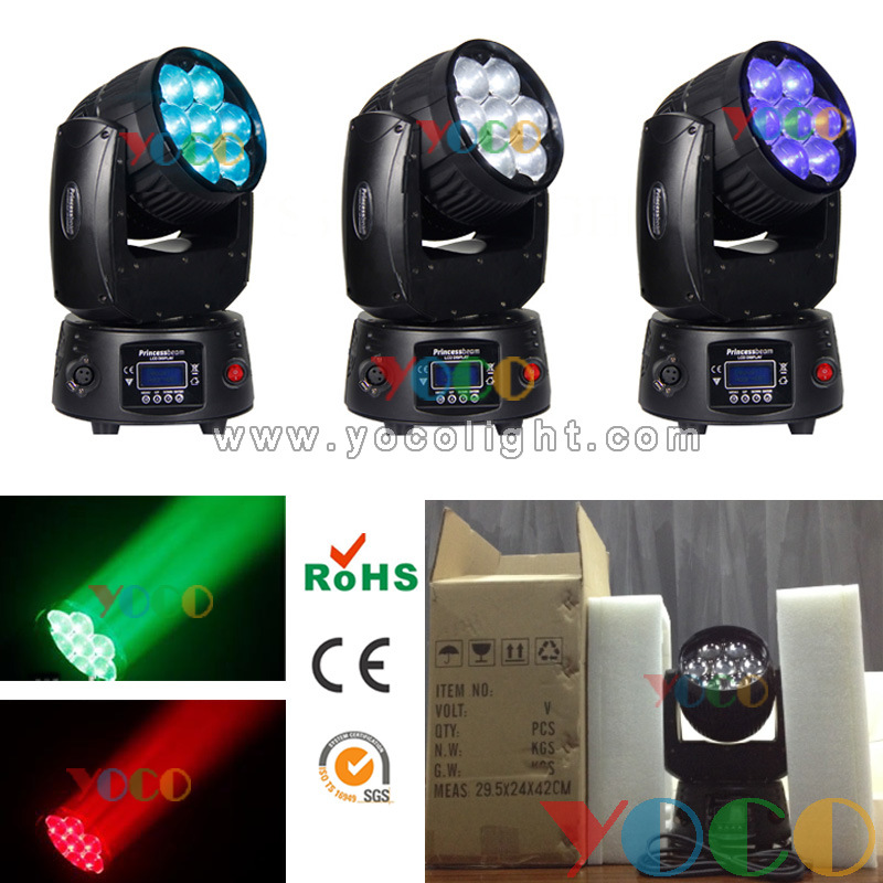 Hot Sell 7*12W Osram LED Moving Head Stage Beam Light
