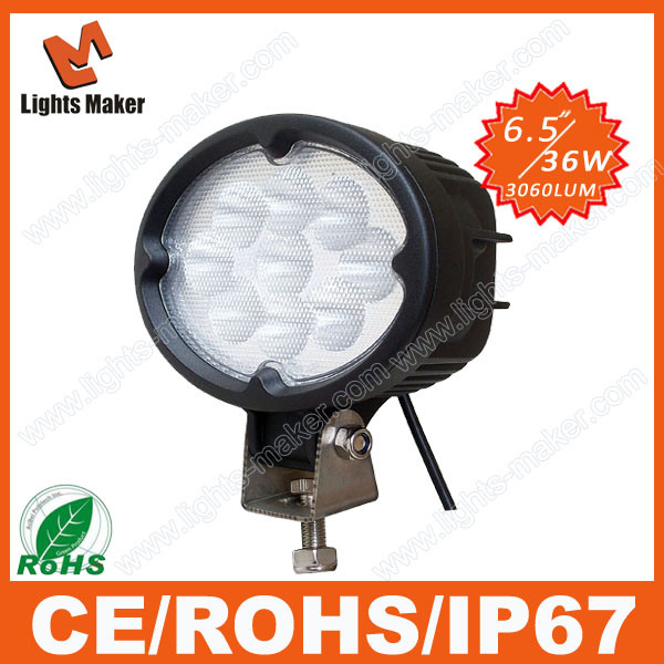 High Lumen! ! ! Lml-0436 36W LED Work Light Oval CREE LED Work Light for ATV UTV SUV 36W