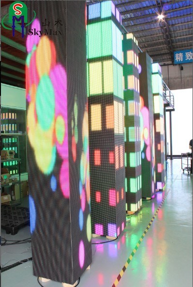 P6 Indoor Stand Pillar Square LED Display