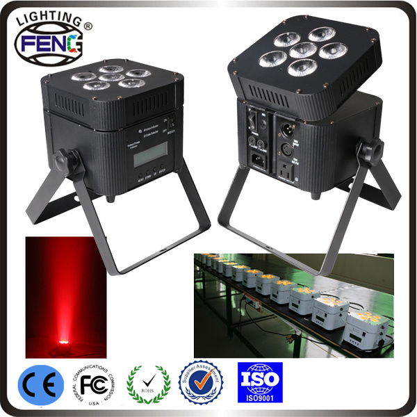6in1 RGBWA UV LED PAR Can Stage Light