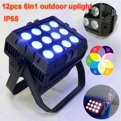 12PCS 10W RGBW 4 in 1 LED PAR Light for Events Outdoor