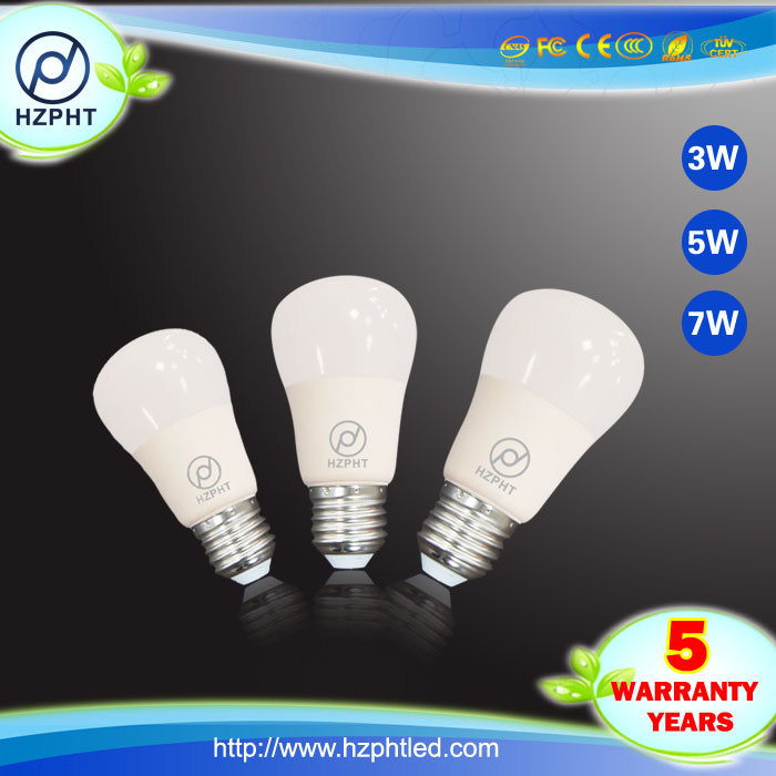 Energy Saving LED Light Bulb 5W LED Bulb Manufacturing 2700-6500k