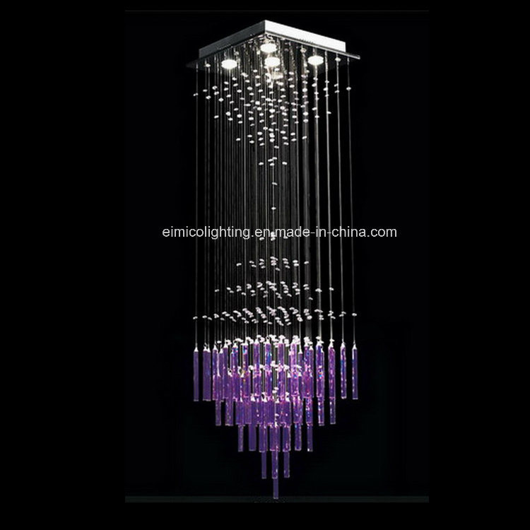 Modern Crystal Chandeliers with Glass Tube (3317-5)