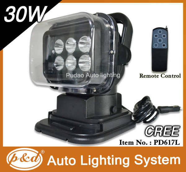 CREE 30W Portable Remote Control LED Search Work Light (PD630L-H)