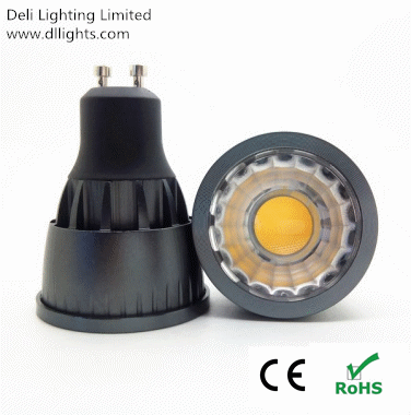 Dimmable GU10 MR16 6W COB LED Spotlight