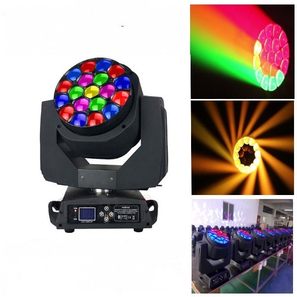 LED 19pcsx15W Big Bee Eye Moving Head Light with Zoom